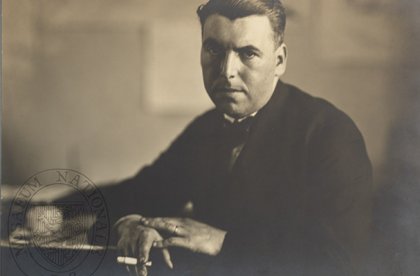 Erwin Schulhoff. Portrét z roku 1927.
